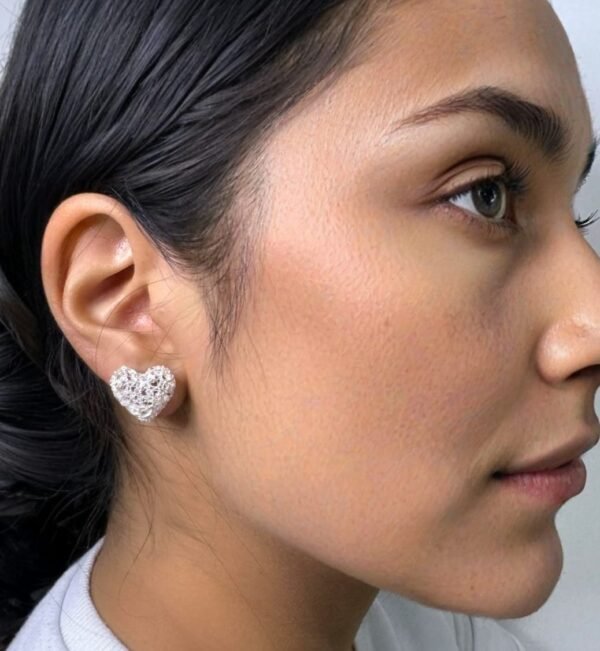 Aretes Corazón Salvaje - Image 3