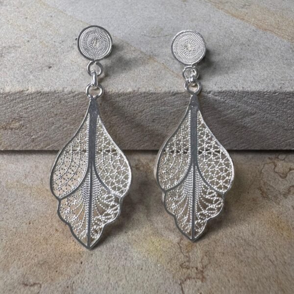 Aretes Hoja Ash - Image 2
