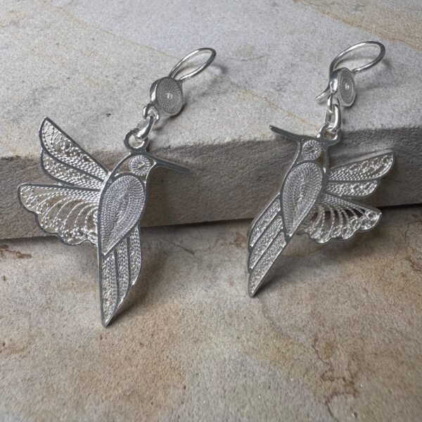 Aretes Largos Colibríes - Image 2