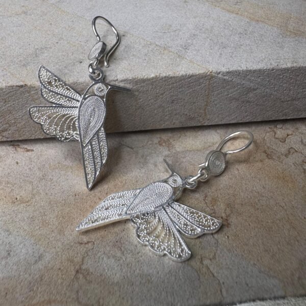 Aretes Largos Colibríes
