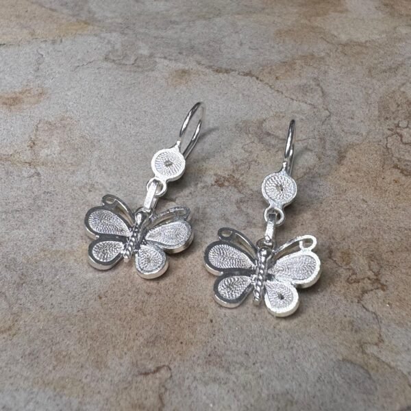 Aretes Largos Mariposas - Image 2