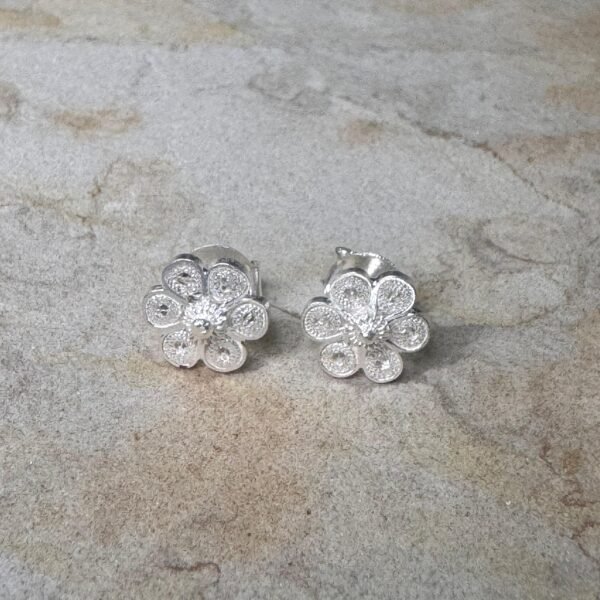 Aretes Flor Begonia