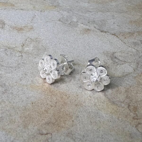 Aretes Flor Begonia - Image 2