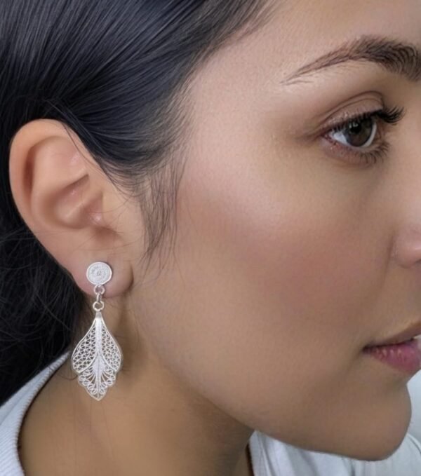 Aretes Hoja Ash - Image 3