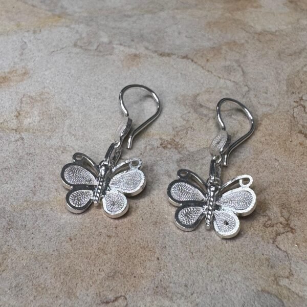 Aretes Largos Mariposas - Image 2