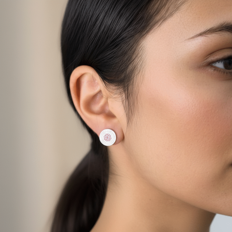 Alternative view of Aretes Flor De Aro