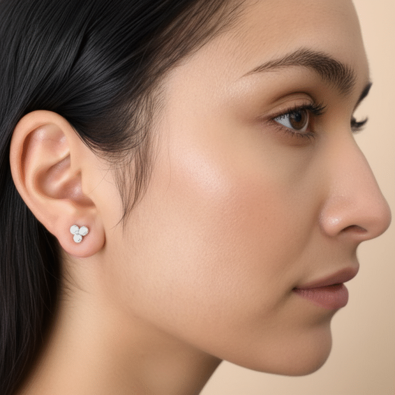 Alternative view of Aretes Tres Tomatillos