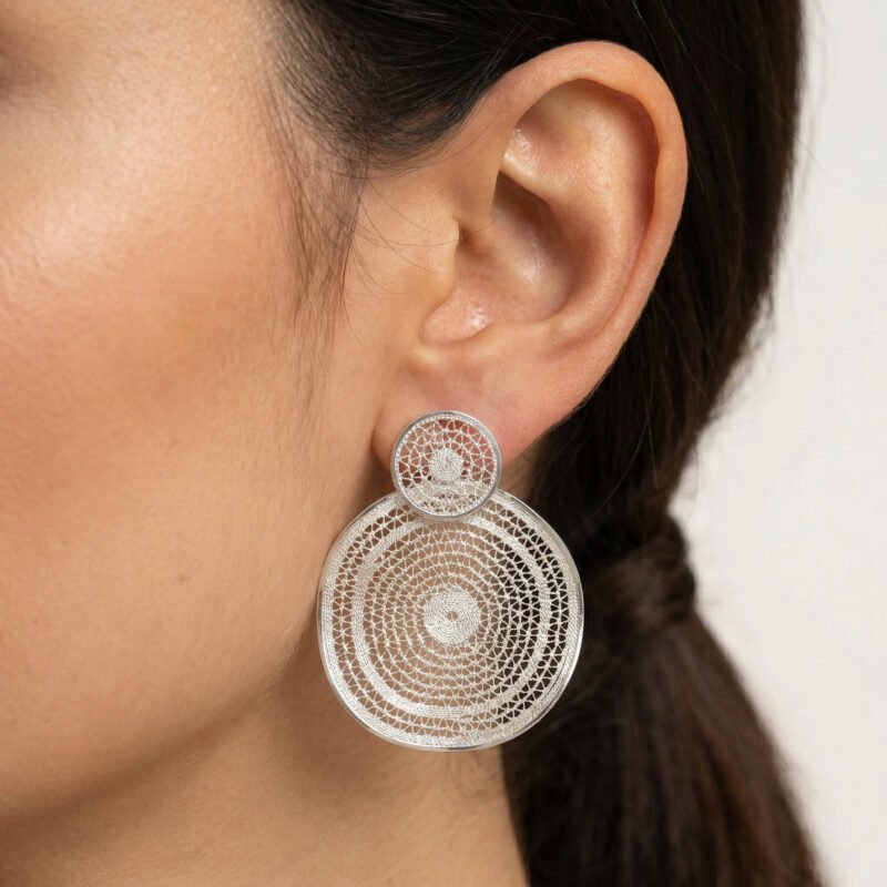 Alternative view of Aretes Sombrero Vueltiao