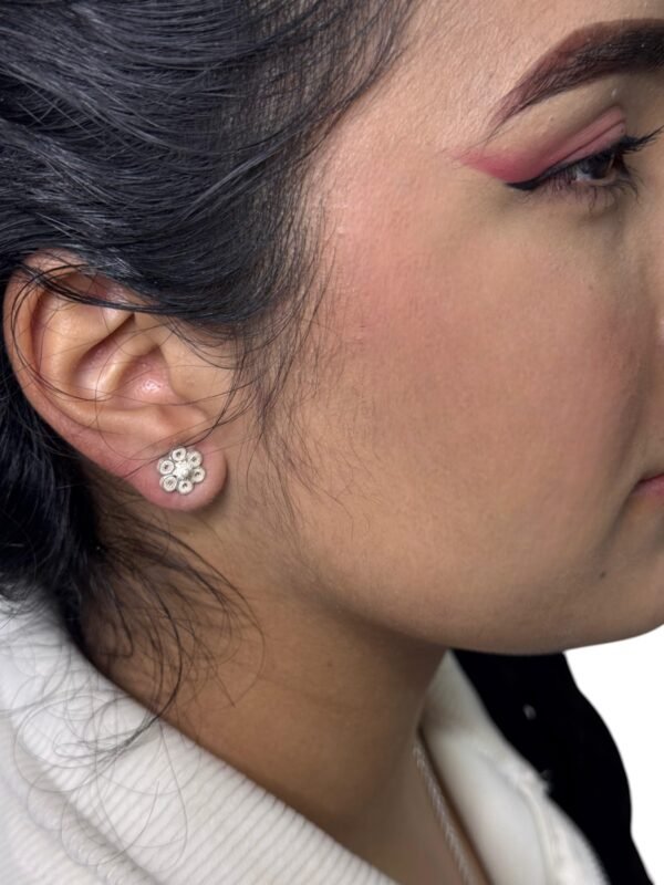 Aretes Flor Begonia - Image 3