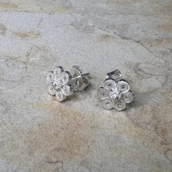 Aretes Flor Begonia - Image 2