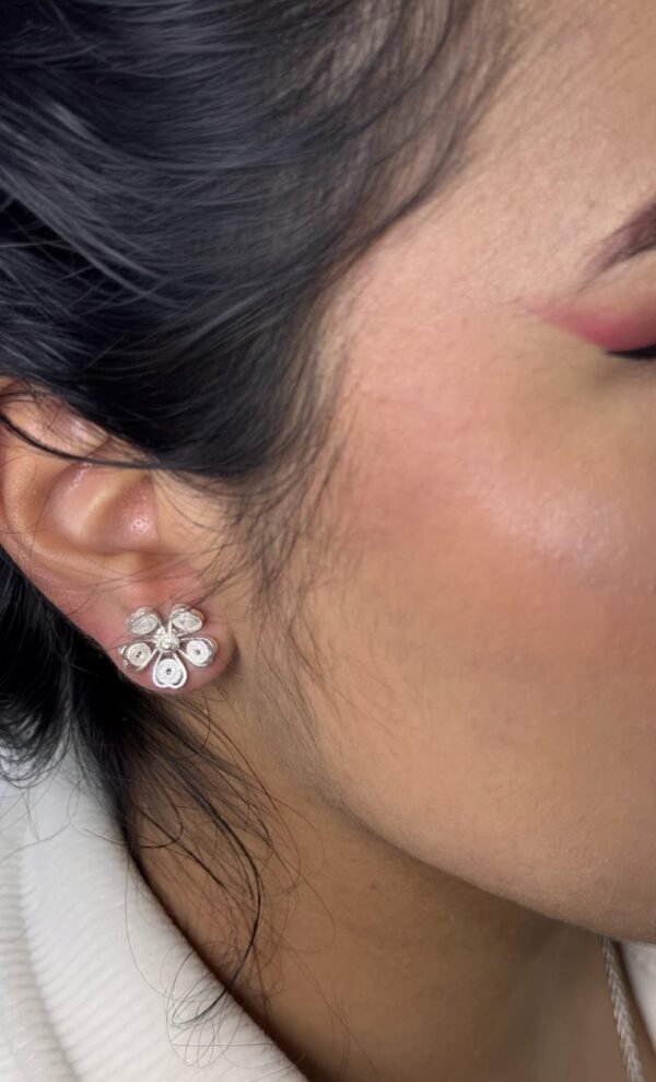 Aretes Flor Hibisco - Image 3