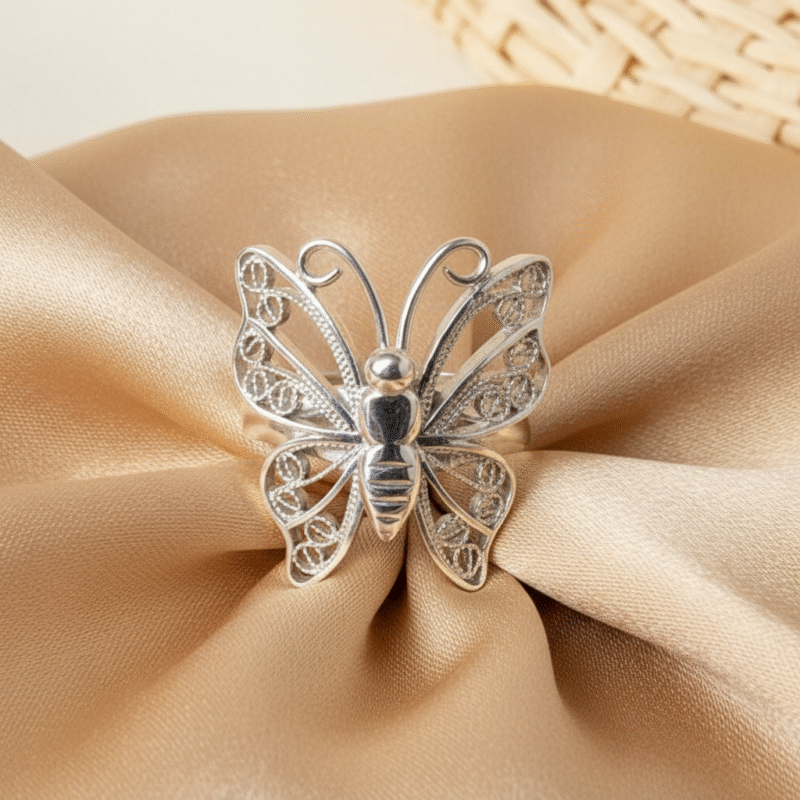 Anillo Mariposa Monarca